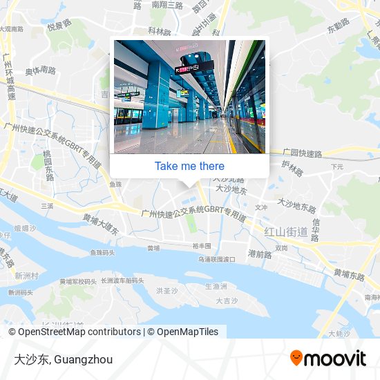 大沙东 map