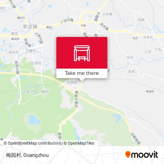 梅园村 map