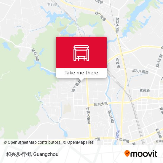 和兴步行街 map