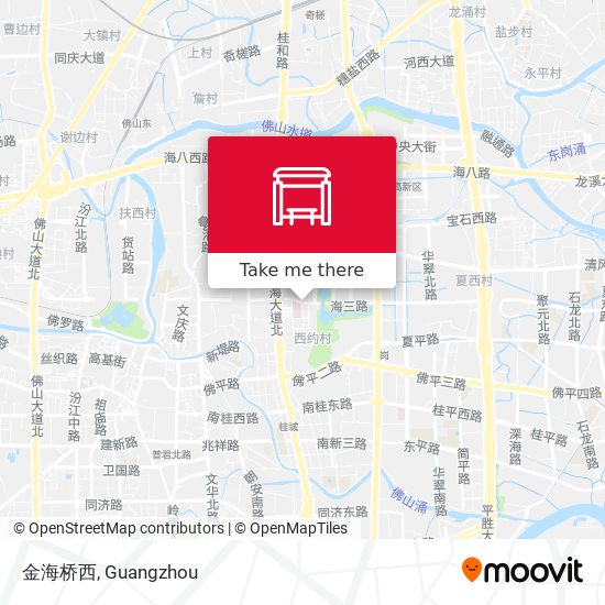 金海桥西 map