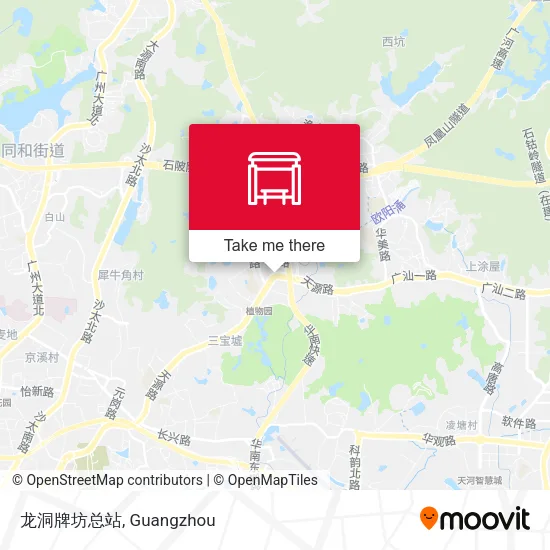 龙洞牌坊总站 map