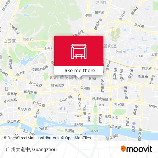广州大道中 map