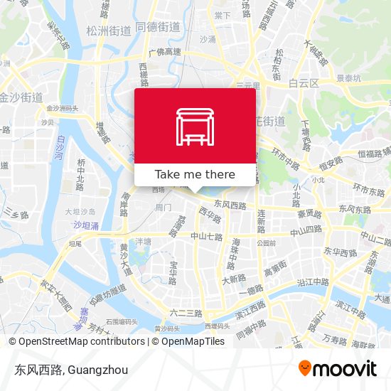东风西路 map