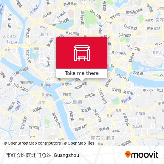 市红会医院北门总站 map