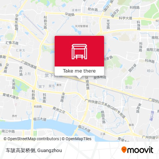 车陂高架桥侧 map