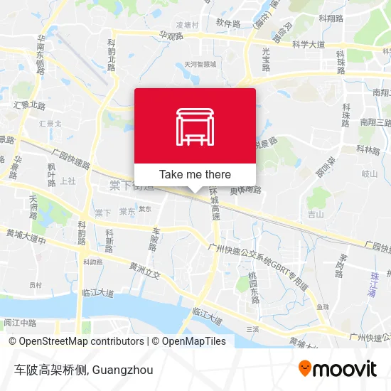 车陂高架桥侧 map