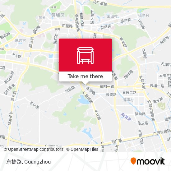 东捷路 map