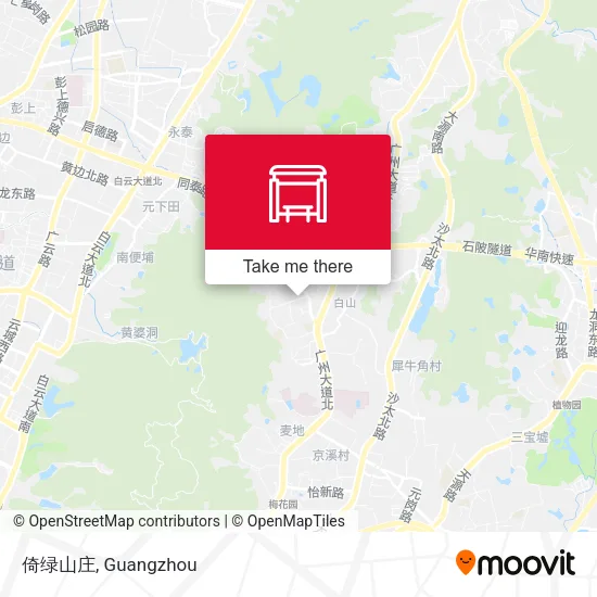 倚绿山庄 map