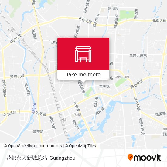 花都永大新城总站 map