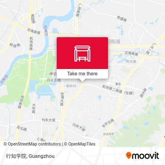 行知学院 map