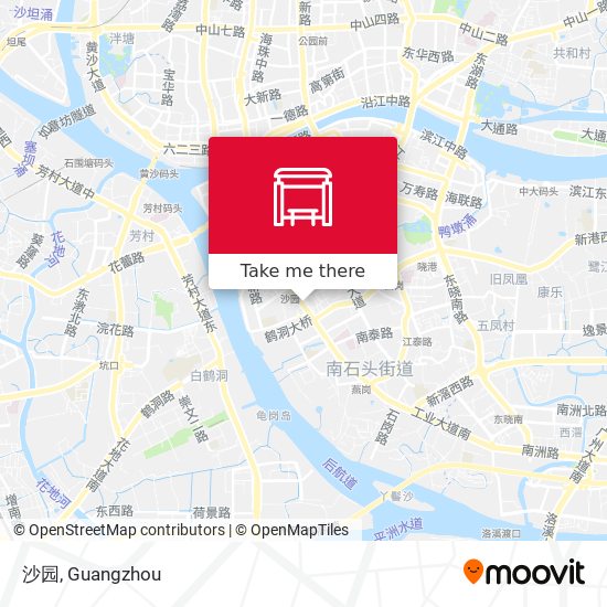 沙园 map