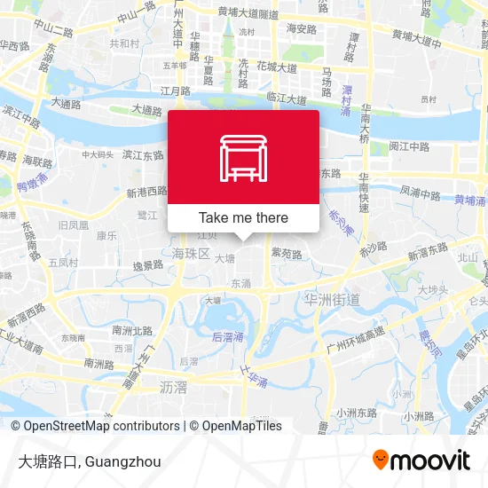 大塘路口 map