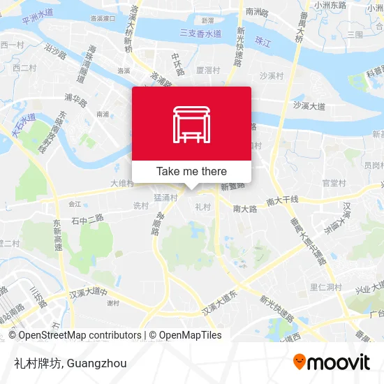 礼村牌坊 map