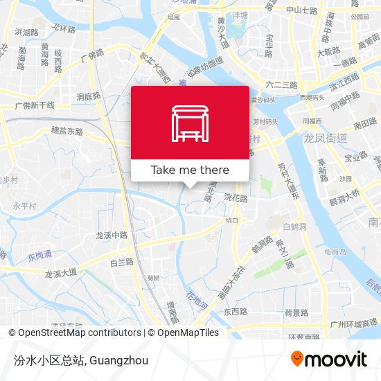 汾水小区总站 map