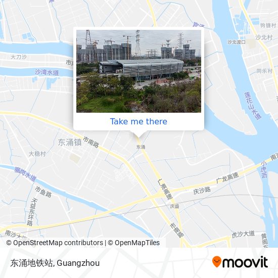 东涌地铁站 map