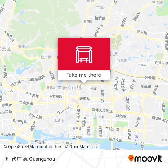 时代广场 map