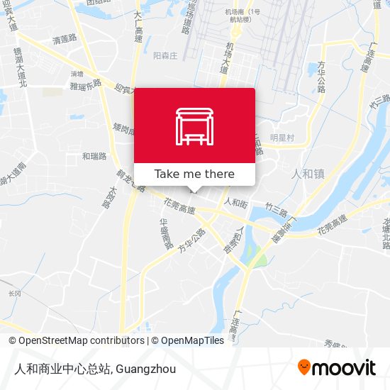 人和商业中心总站 map