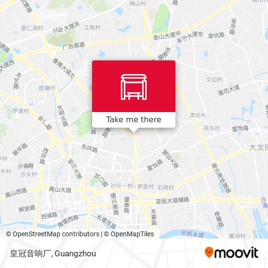 皇冠音响厂 map