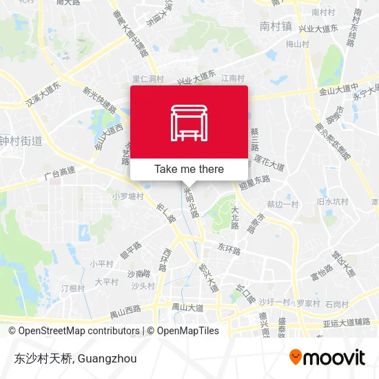 东沙村天桥 map
