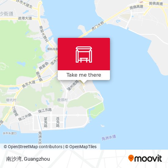 南沙湾 map