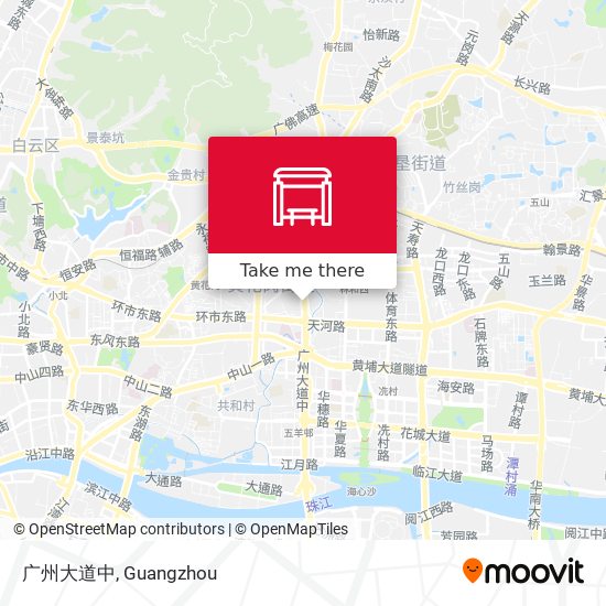 广州大道中 map