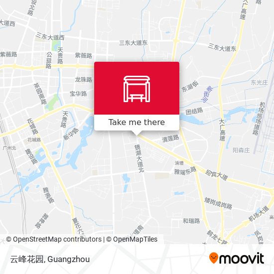 云峰花园 map