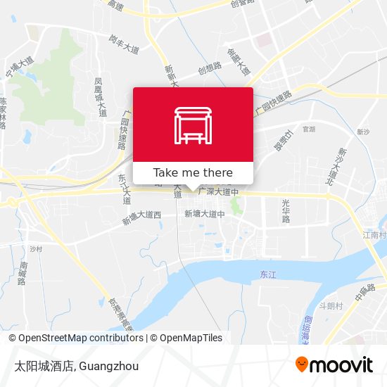 太阳城酒店 map
