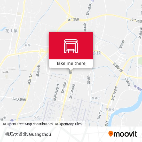 机场大道北 map