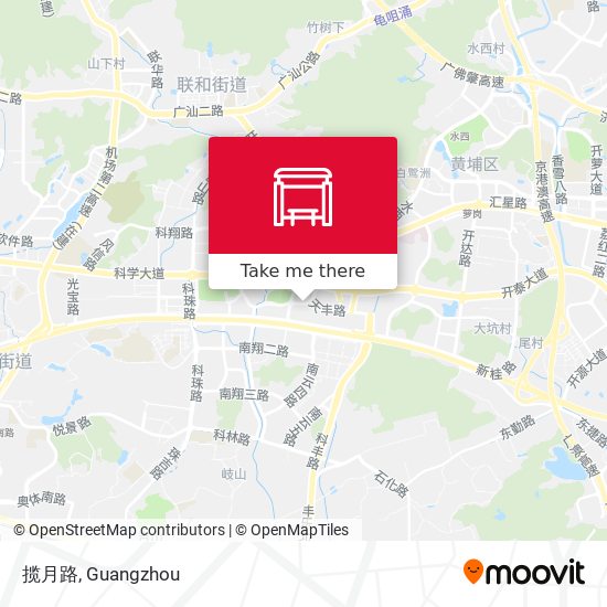揽月路 map