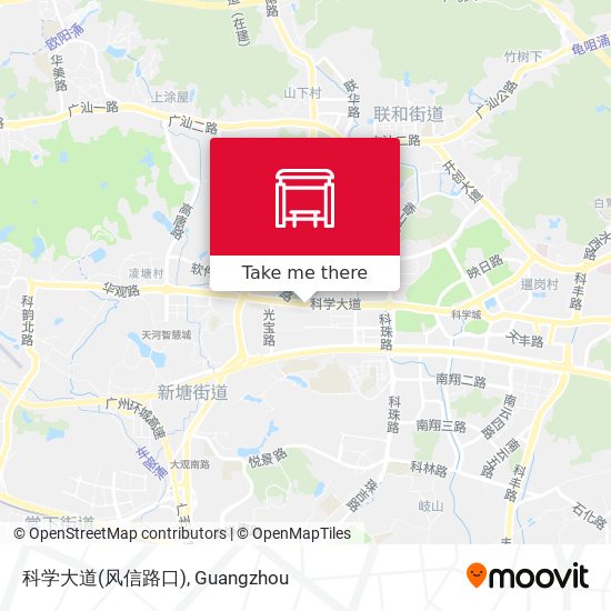 科学大道(风信路口) map