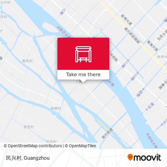 民兴村 map