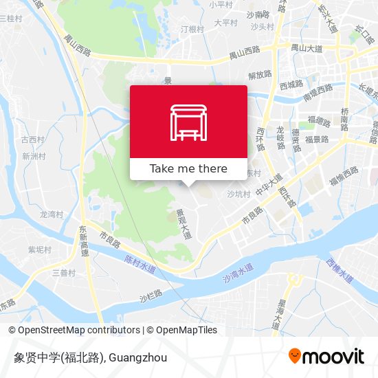 象贤中学(福北路) map