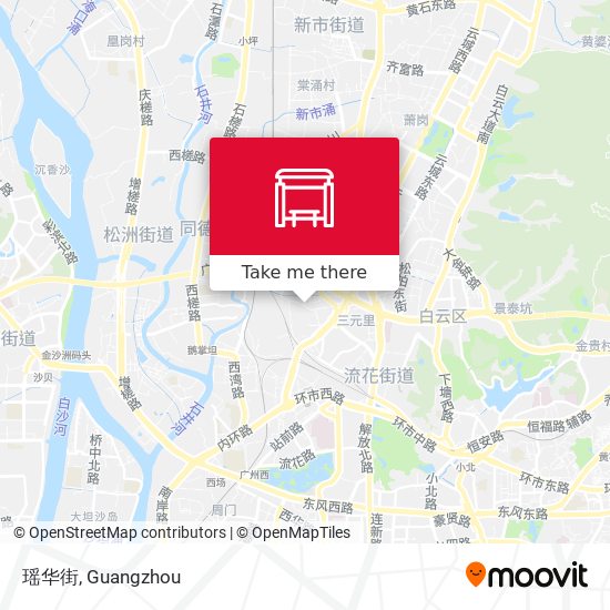 瑶华街 map