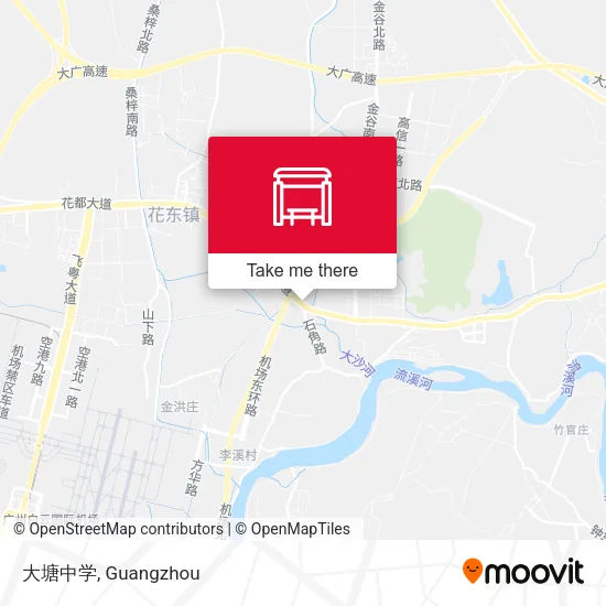 大塘中学 map