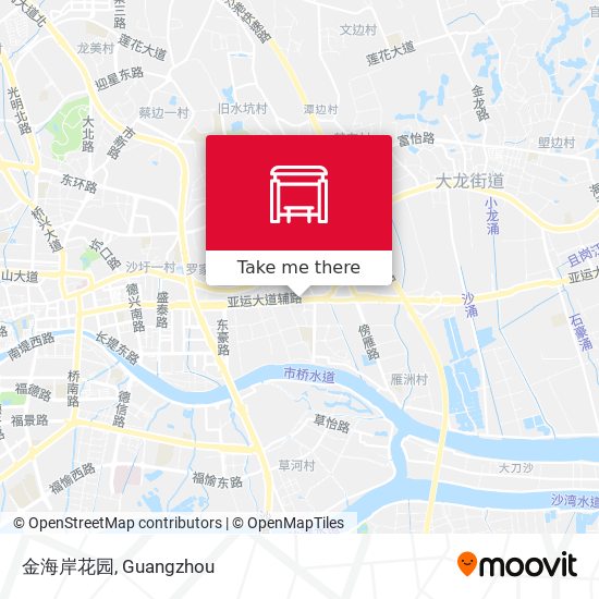 金海岸花园 map