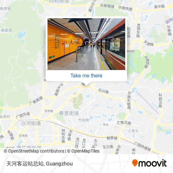 天河客运站总站 map