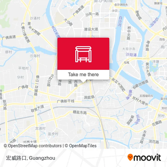 宏威路口 map