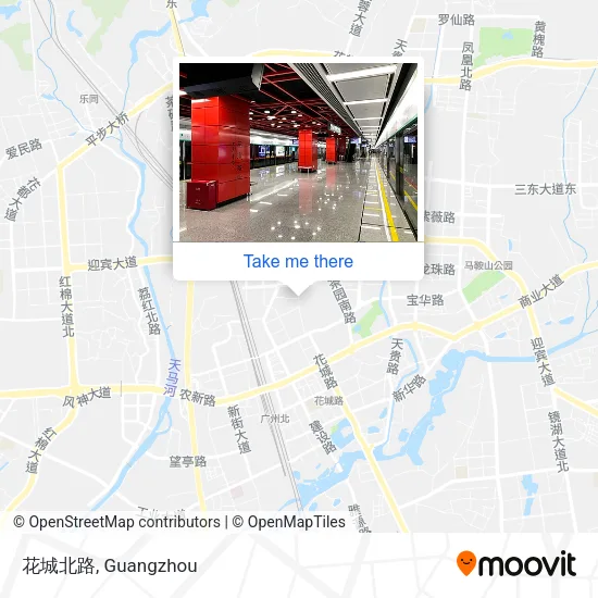花城北路 map