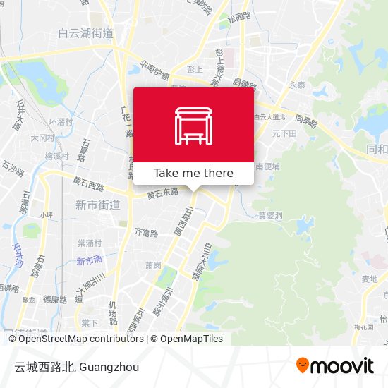 云城西路北 map