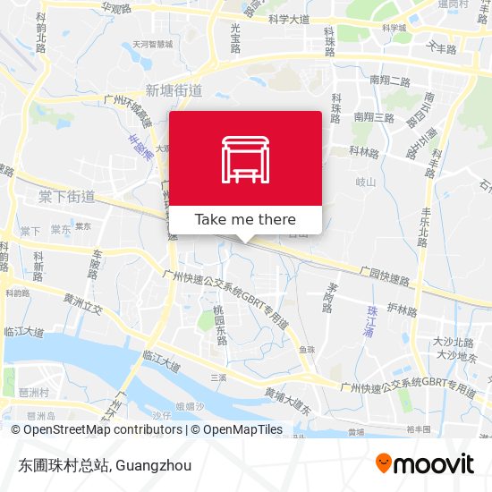 东圃珠村总站 map
