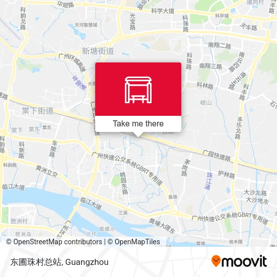 东圃珠村总站 map