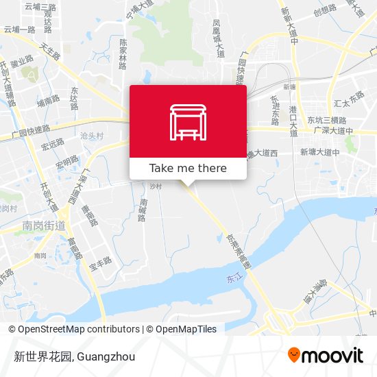 新世界花园 map