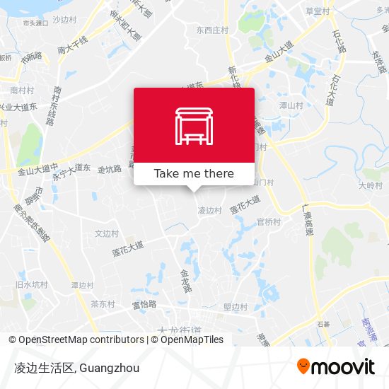 凌边生活区 map