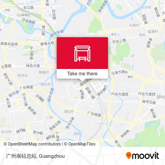 广州南站总站 map