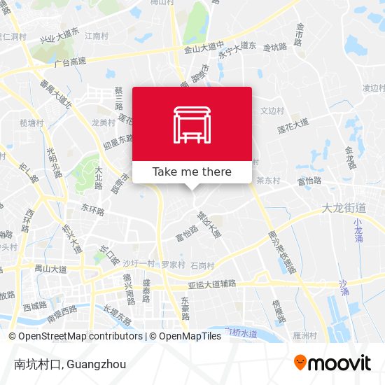 南坑村口 map