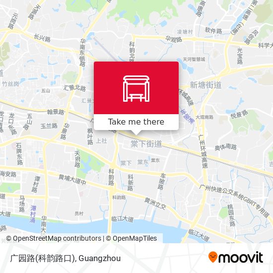广园路(科韵路口) map