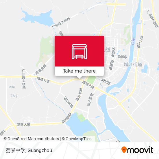 荔景中学 map