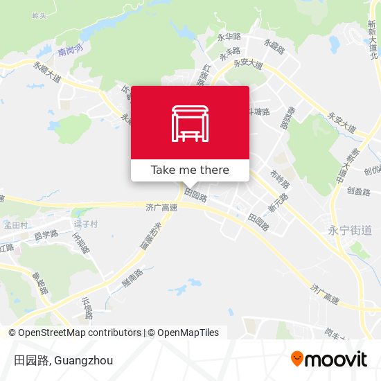 田园路 map