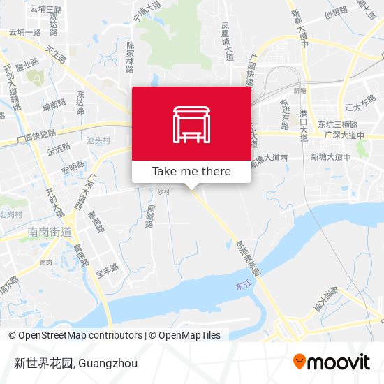 新世界花园 map