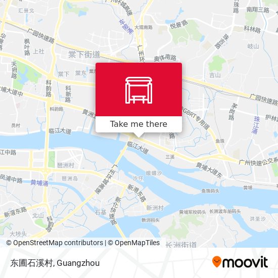 东圃石溪村 map
